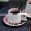 Pink coffee Mug with coaster