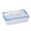 Microwavable PP rectangular plastic food storage container