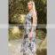 HP690062 dongguan humen wholesale sublimation printed maxi dress