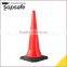 Unique Design Black PVC 49*49CM Base Road Cones Suppliers