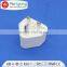 UK fixed type two ports output 5v 2.4a 2.1a usb wall charger with CE GS BS
