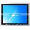 Slim and thin design 15inch kiosk lcd monitor with 5-wire resistive touchscreen for automation equipment