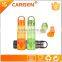 Colorful 730ml sport plastic fruit infuser water bottle
