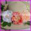silk peony head flowers wholesale for hat decoration