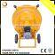 140L Manual Loading Hand-pushed Light Weight Mini Cement Concrete Mixer with Rubber Tire For Sale