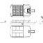 Super bright 150W aluminium street light housing energy saving