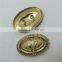 custom logo metal badge shinny gold color finished Arts and crafts artware