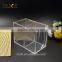 handmade custom small size clear acrylic box with lid