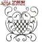 2016 Standard Wrought Iron Ornamental Fence Accessories Flower/Leaves Steel Art Parts