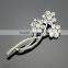 2015 Fashion Sliver Latest Fashion Artificial Diamond Dubai Latest Fashion Brooch Pin