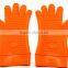 Wholesale Custom FDA Food Grade Waterproof L/XL Kitchen Heat Resistant Silicone Oven Gloves With Fingers