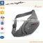 Hottest men leisured waist bag with headphone hole