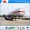 Tri axle Aluminum alloy oil tanker trailer/ petrol transport trailer for African Market