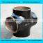 Crabon Steel Pipe Fitting Cross plain equal 90degree