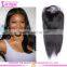 Large stock cheap lace front closure 4*4 free parting lace closure with baby hair