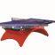 Popular 15/18/ 25mm rainbow leg tennis table international standard good price indoor/outdoor table