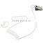 White 1 Pairs Middle Silicone Soft Ear Bud for Covert Acoustic Tube Earpiece of Walkie Talkie