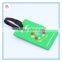 Business luggage tag with embossed, debossed, printed logo, fashionable and popular silicone baggage