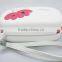 GC- White organizing 8inch 19.5x 9 x 8cm print Style zipper-able EVA Cosmetic Art Makeup Case for Travel