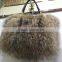 high quality lovely dye fox fur handbag /wholesale and retail