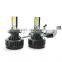 H7 Auto LED Headlight h1 9005 9006 hb3 hb4 h8 h9 h11 cob 33W LED headlight led headlamp bulbs ballasts and fans all in 1 set