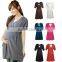 Comfortable Cotton Maternity Clothes Nursing Breastfeeding Dress