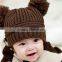 Lovely Toddler Kids Baby Boys Girls Pom Pom Knit Crochet Casual Beanie Hats Cap