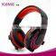 gaming headphone real voice headset with led light microphone for computer gaming headphone with mic for PC game