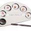 Stainless steel cosmetic spatula,Makeup Palette with Spatula,Makeup Mixing Palette