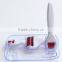 Newest titanium alloy stainless steel dermaroller 4 in 1 derma roller microneedle system
