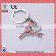 English letter novelty I Love You couple keychain