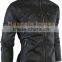 Locomotive Style Black Leather Jacket