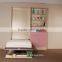 modern style space saving vertical type folding murphy bed mechanism with two book desk hardware