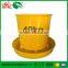 Automatic round plastic duck feeder for poultry chicken