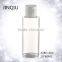 60ml high quality transparent PET bottle with flip top cap