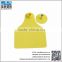 China large size two pieces TPU yellow ear tag for wholesale