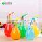 Factory supply Screw Alu.Cap Wholesale Plastic drinking Beverage Bottle 300ml Light Bulb custom plastic beverage bottles