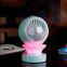 Dingdang conditioner fan Mini Misting USB Led Night Light Fan