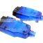 Assembled BLue OBD2 Connector J1962 Male Plug with Enclosure and Cable Relief