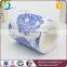 Hot sale gray decal ceramic tea light candle holder wholesale