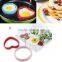 custom egg frying ring fried silicone egg ring, pancake ring