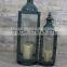 New Lantern Holder Creative 2 Set Antique Metal Iron Garden Large Candle Lantern