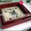 antique wooden storage tray, vintage wooden tray for hot sale