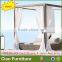 outdoor garden seaside sunbed double lounge day bed with curtain