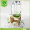 Hot Sale Green Painting Yokrshire Dispenser and Mason Jar Set