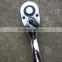 High quality CR-V steel Ratchet Wrench with double colors TPR handle