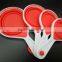 Collapsible Silicone Measuring Cups Spoons Set of 4 for baking set
