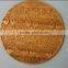 Laser Engraved Cut Bamboo Coaster