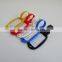 Black Color Plastic 9.3*5.5cm Travel Accessories Round-shape Travel Luggage Identifier with Name Card
