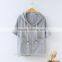 Wholesale hot sale fitness blank casual cotton fleece sexy women loose crop top plain hoodie